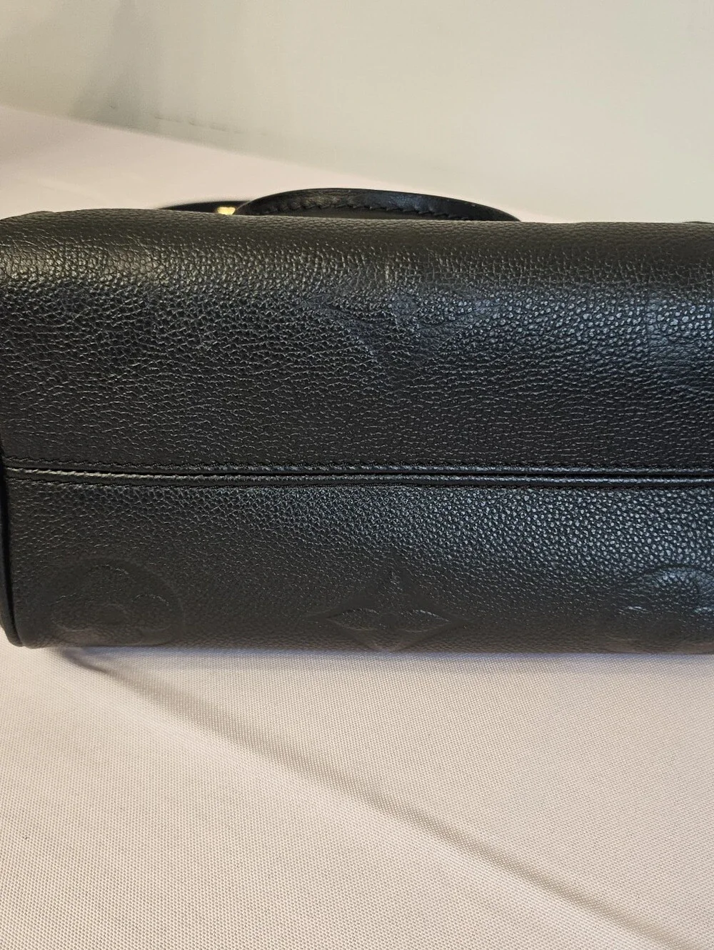 Louis Vuitton Speedy 20 Bandoulière Black Empreinte Microchipped
